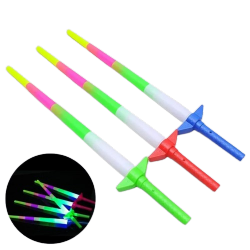 Miecz świetlny led teleskopowy 3 sztuki
