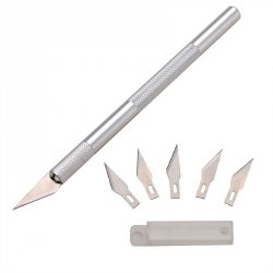 Skalpel nóż modelarski + 5 ostrzy