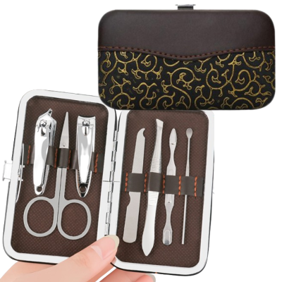 Zestaw do paznokci manicure w etui