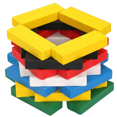 Klocki drewniane wieża gra zręcznościowa styl jenga