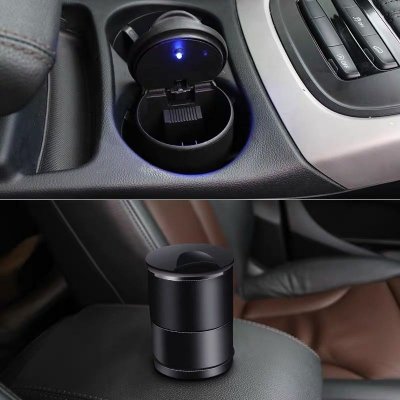 Popielniczka samochodowa LED mini kosz