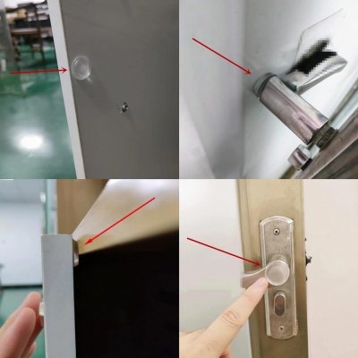 Odbojnik przezroczysty okrągły 3cm 6 sztuk