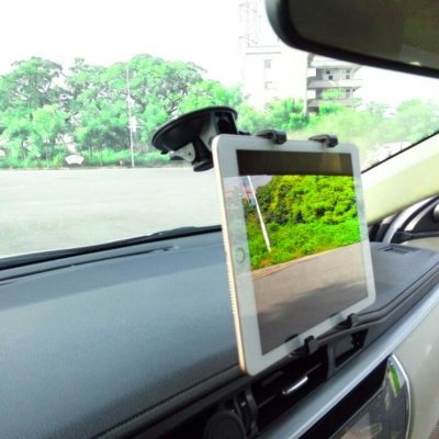 Uchwyt samochodowy na tablet 7–14" na szybę z przyssawką XXL
