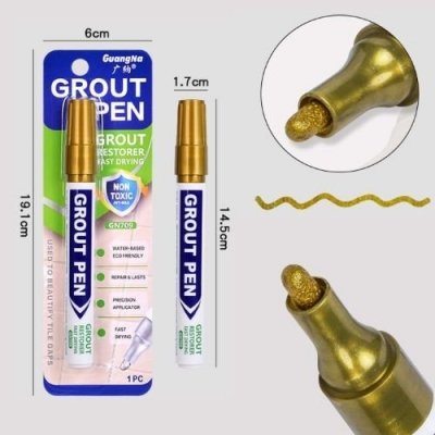 Marker do renowacji nagrobków złoty wodoodporny trwały okrągła końcówka