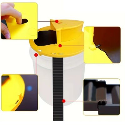 Humanitarna pułapka na myszy i szczury – żywołapka na wiadro XL