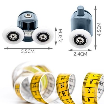 rolki kółka do kabiny prysznicowej górne i dolne