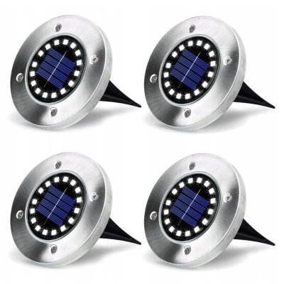 lampki solarne 16 led 4 sztuki