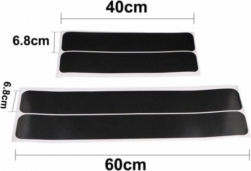 Naklejki ochronne na progi zestaw 4 sztuk