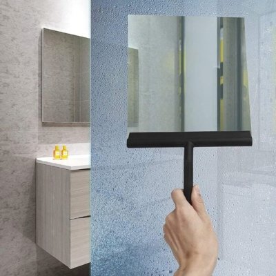 Ściągaczka do szyb wody z uchwytem czarna