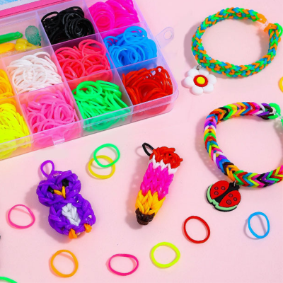 gumki zawieszki proca szydełko zestaw do bransoletek