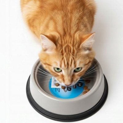 Miska dla psa kota antypoślizgowa 1,2 L na karmę i wodę