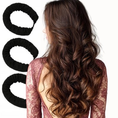 Wałki do kręcenia włosów bez ciepła – zestaw 3 sztuk loki fale