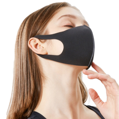 Maska czarna zestaw 100 sztuk