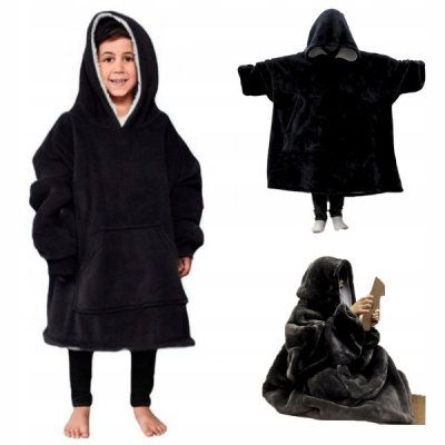 Bluza zimowa z kapturem oversize