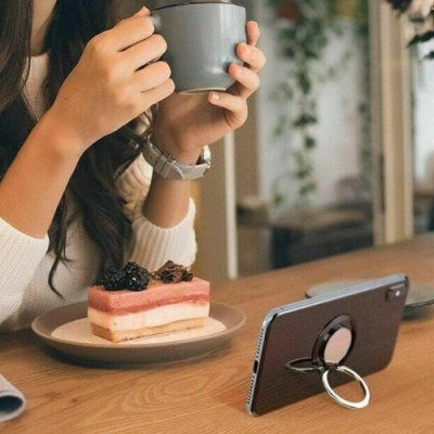 Etui ochronne 3w1 do iPhone 15 z uchwytem ring i szkłem 9H – zestaw Clear 360°