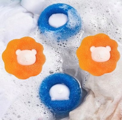 10 sztuk gąbek do pralki na włosy