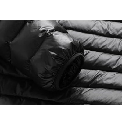 Męska kurtka przejściowa czarna pikowana L/XL bez kaptura