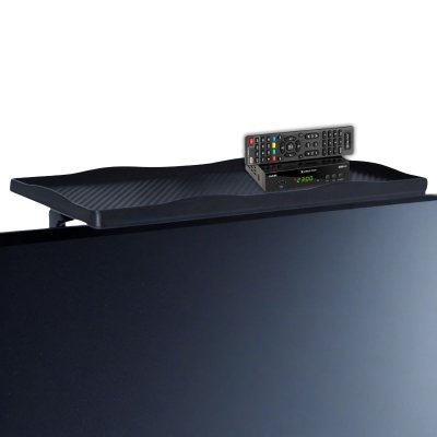 Półka na TV / monitor – uchwyt na dekoder, piloty i akcesoria