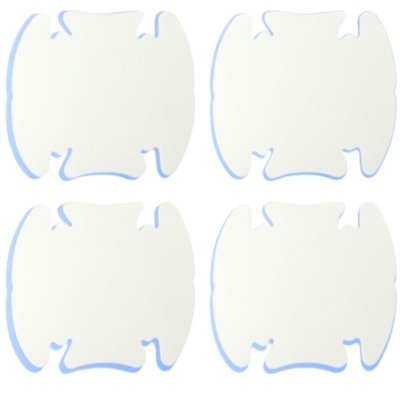 Naklejki ochronne pod klamki do auta zestaw 4 sztuk