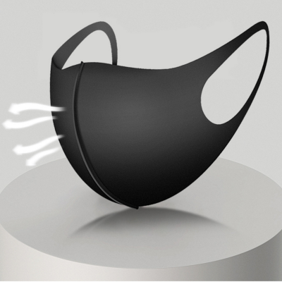 Maska czarna zestaw 100 sztuk