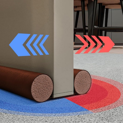 uszczelka ograniczająca zimne powietrze pod drzwi