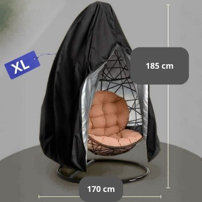 Pokrowiec na fotel wiszący kokon XL 185x170 cm