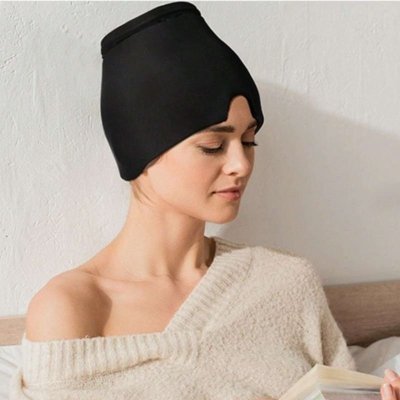 Czapka opaska na migrenę ból głowy