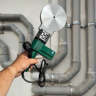 Zgrzewarka do rur polifuzyjna 75, 90, 110 mm + walizka + akcesoria