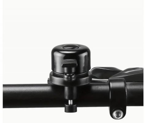 Dzwonek rowerowy czarny głośny