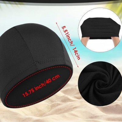 czepek unisex z materiału do wody