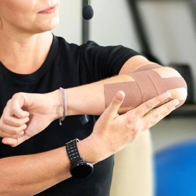 Taśma do ciała plastry kinesiotaping 5mx5cm - 4 sztuki