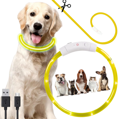 świecąca w 3 trybach obroża led