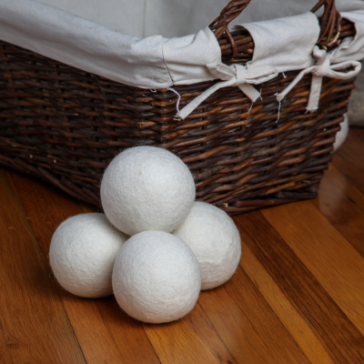 Wełniane kulki do suszarki 6 sztuk - ekologiczne, zmiękczają tkaniny
