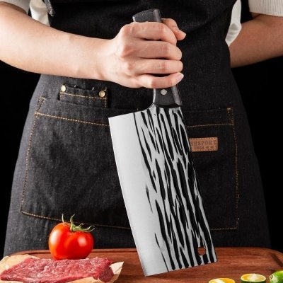 nóż tasak japoński kuty ostry