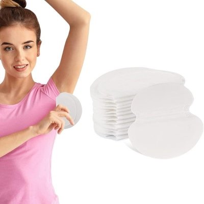 Wkładki antypotowe pod pachy cienkie samoprzylepne 100 sztuk - ochrona przed potem