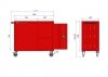 Wózek warsztatowy TRUCK z 9 szufladami i drzwiami PT-211-40