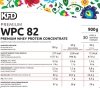 Białko KFD Premium WPC 82 900g  Banan-Truskawka