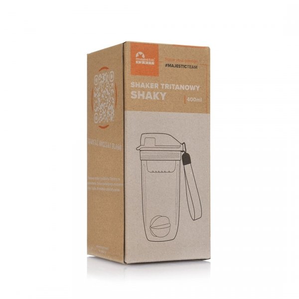 Shaker Tritanowy do Odżywek Majestic Sport Shaky 400ml Różowy foto 7
