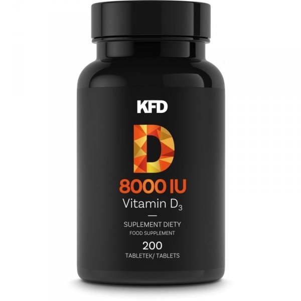 KFD Vitamin D3 8000 IU 200 tabletek