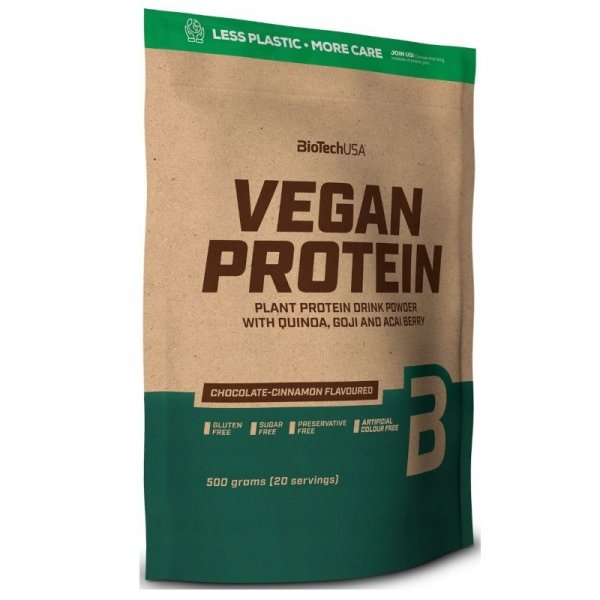  BioTech Vegan Protein 500g Czekolada-Cynamon