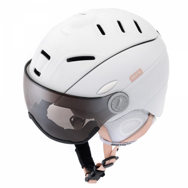 Kask Narciarski Meteor Holo roz. S 53-55 cm Biały foto1