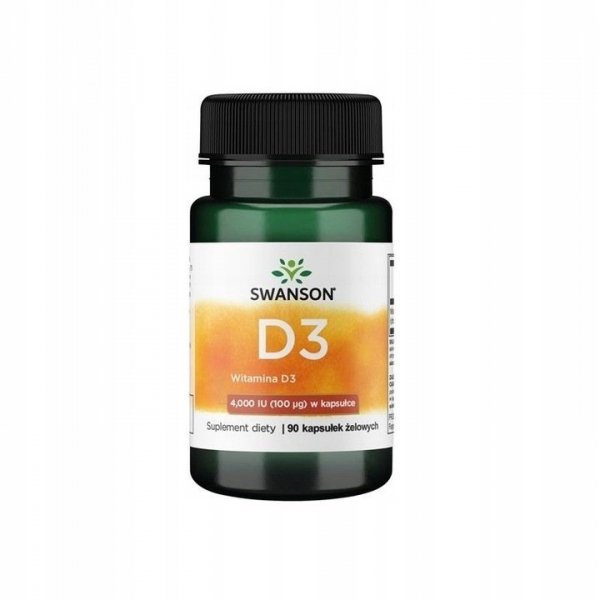 D3 4000 IU Swanson 90 kaps.