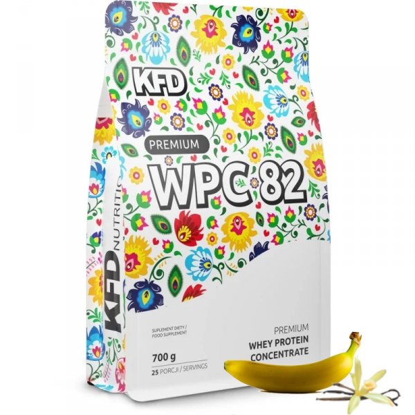 Białko KFD Premium WPC 82 700 g Waniliowo-Bananowe
