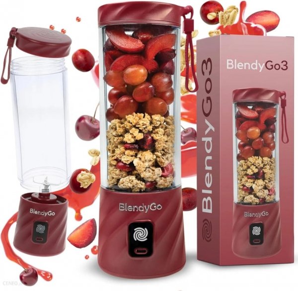 Blender BlendyGo 3 Bezprzewodowy Burgundowy