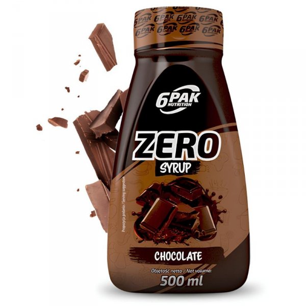 6PAK Syrup ZERO 500ml Czekolada