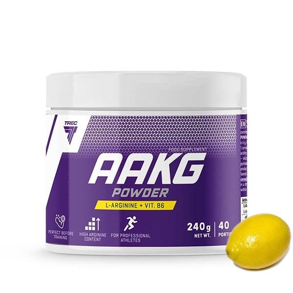 AAKG Powder Trec 240g Cytryna