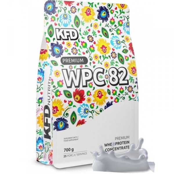 Białko KFD Premium WPC 82 700 g Śmietanka-Mleko