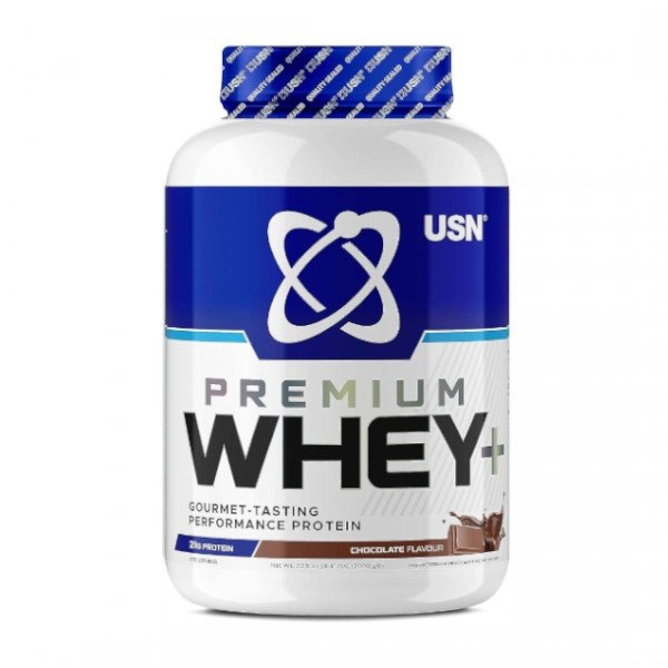 Białko USN Whey + Protein  2000g Czekolada -Karmel