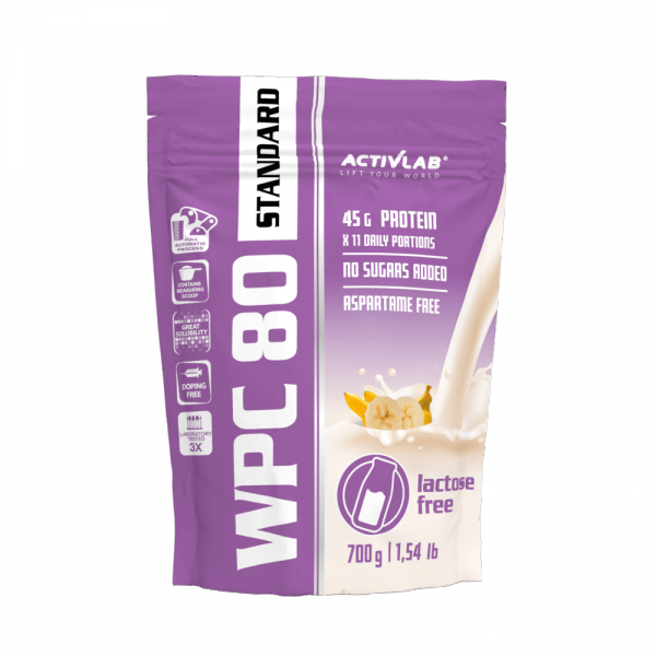Activlab WPC 80 Standard Lactose Free 700g Banan