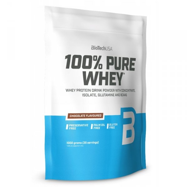 Białko  BioTechUSA 100% Pure Whey  454g  Czekolada 